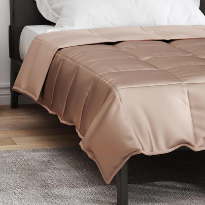 Zomer Dekbed Goud 220 x 140 cm Satijn en Microfiber