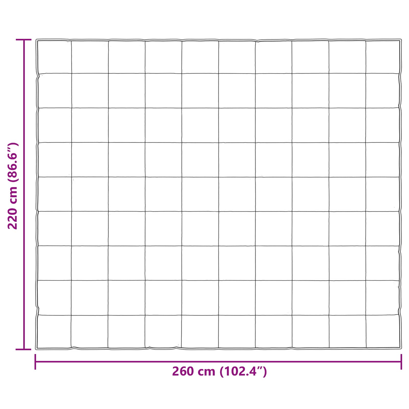 Zomer Dekbed Goud 220 x 260 cm Satijn en Microfiber