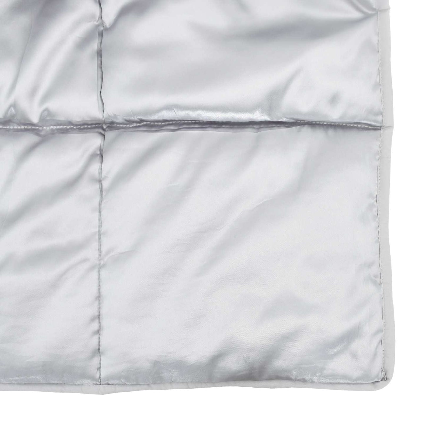 Zomer Dekbed Zilver 220 x 240 cm Satijn en Microfiber