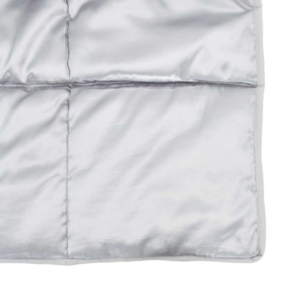 Zomer Dekbed Zilver 220 x 260 cm Satijn en Microfiber