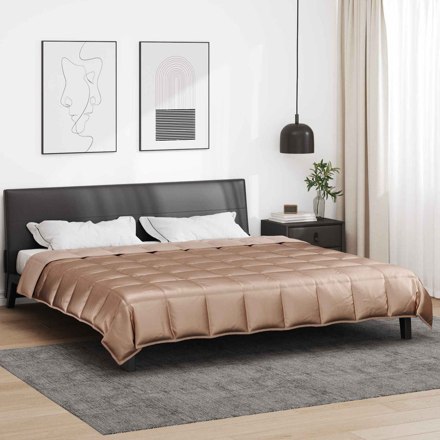Vol jaar dekbed Goud 220 x 200 cm Satijn en Microfiber