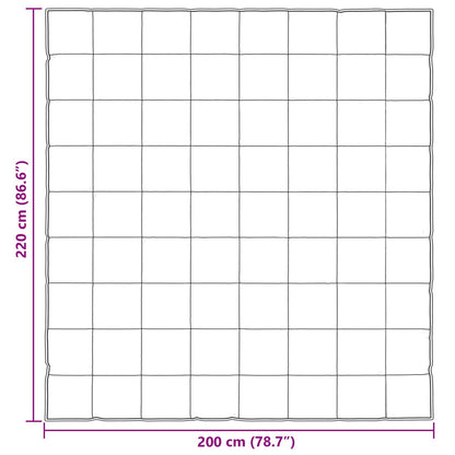 Vol jaar dekbed Goud 220 x 200 cm Satijn en Microfiber