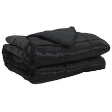 Vol jaar dekbed Zwart 200 x 135 cm Satijn en Microfiber