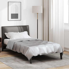 Vol jaar dekbed Zilver 200 x 135 cm Satijn en Microfiber
