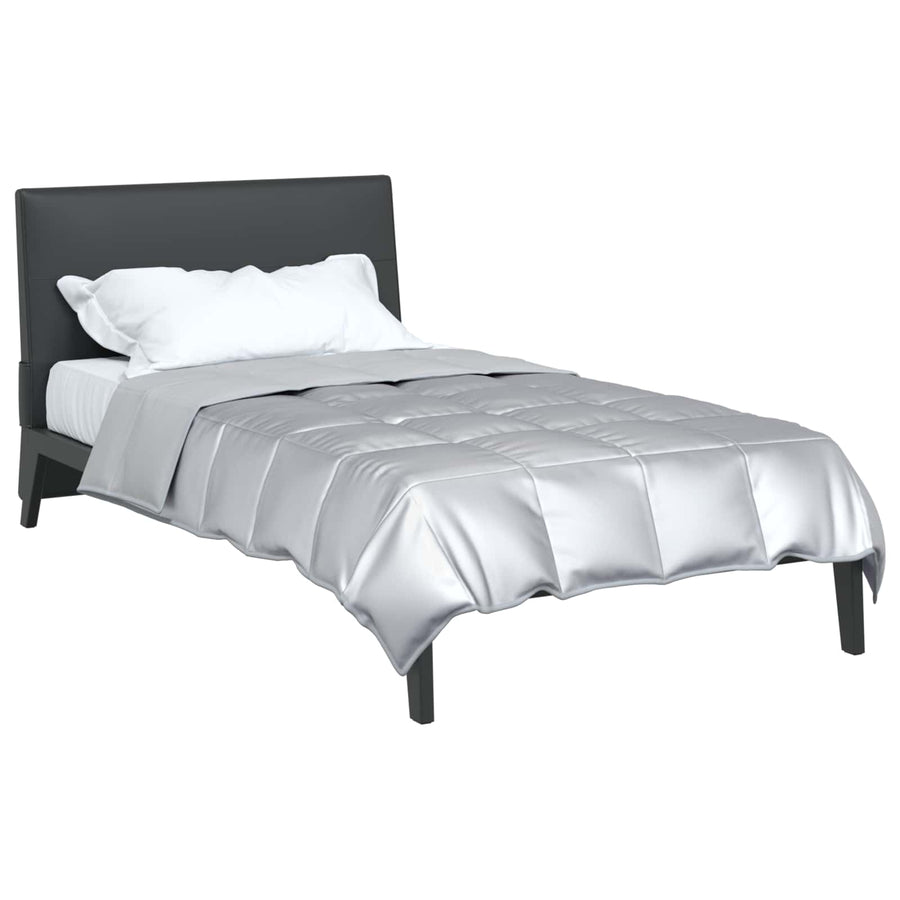 Vol jaar dekbed Zilver 200 x 155 cm Satijn en Microfiber