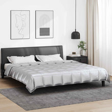 Vol jaar dekbed Zilver 200 x 200 cm Satijn en Microfiber