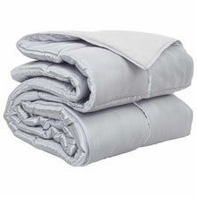 Vol jaar dekbed Zilver 220 x 200 cm Satijn en Microfiber
