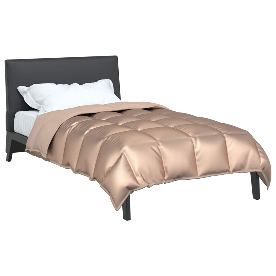 Winter Dekbed Goud 200 x 140 cm Satijn en Microfiber