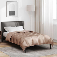 Winter Dekbed Goud 200 x 155 cm Satijn en Microfiber