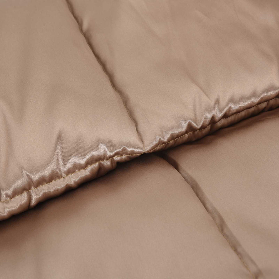 Winter Dekbed Goud 200 x 200 cm Satijn en Microfiber