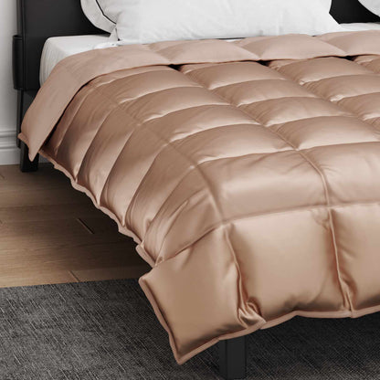 Winter Dekbed Goud 220 x 240 cm Satijn en Microfiber