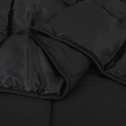 Winter Dekbed Zwart 200 x 200 cm Satijn en Microfiber