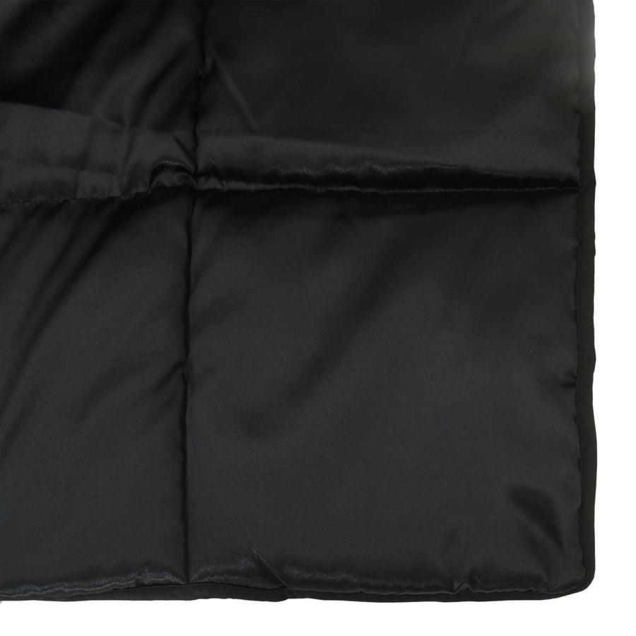 Winter Dekbed Zwart 220 x 155 cm Satijn en Microfiber
