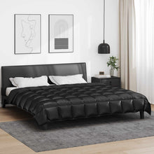 Winter Dekbed Zwart 220 x 200 cm Satijn en Microfiber