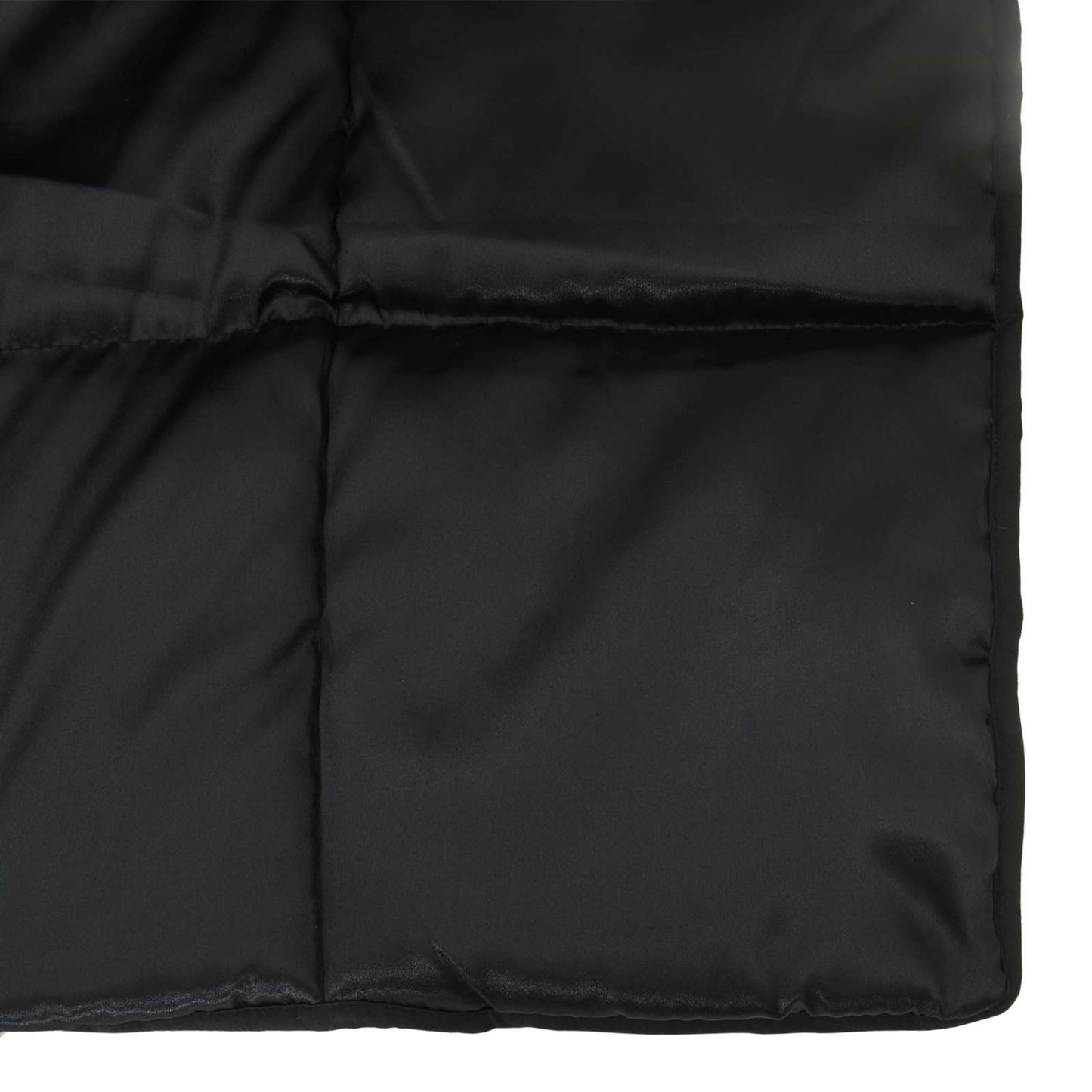 Winter Dekbed Zwart 240 x 260 cm Satijn en Microfiber