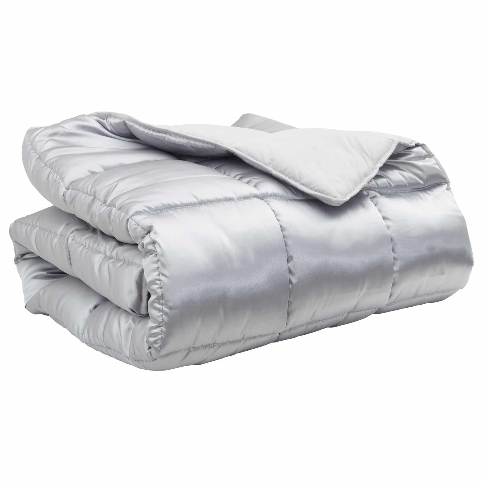Winter Dekbed Zilver 200 x 200 cm Satijn en Microfiber