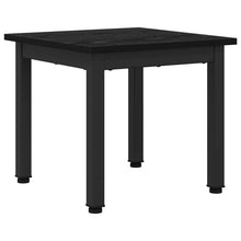 Salontafel Zwart Eiken 40 x 40 x 36 cm Bewerkt hout