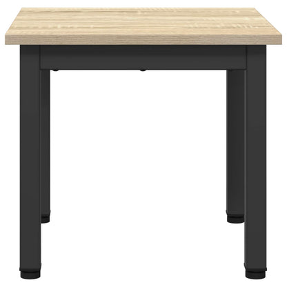 Salontafel Sonoma 40 x 40 x 36 cm Bewerkt hout