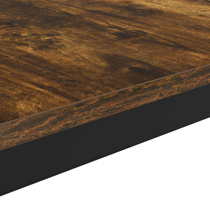 Salontafel Rook Eik 40 x 40 x 36 cm Bewerkt hout