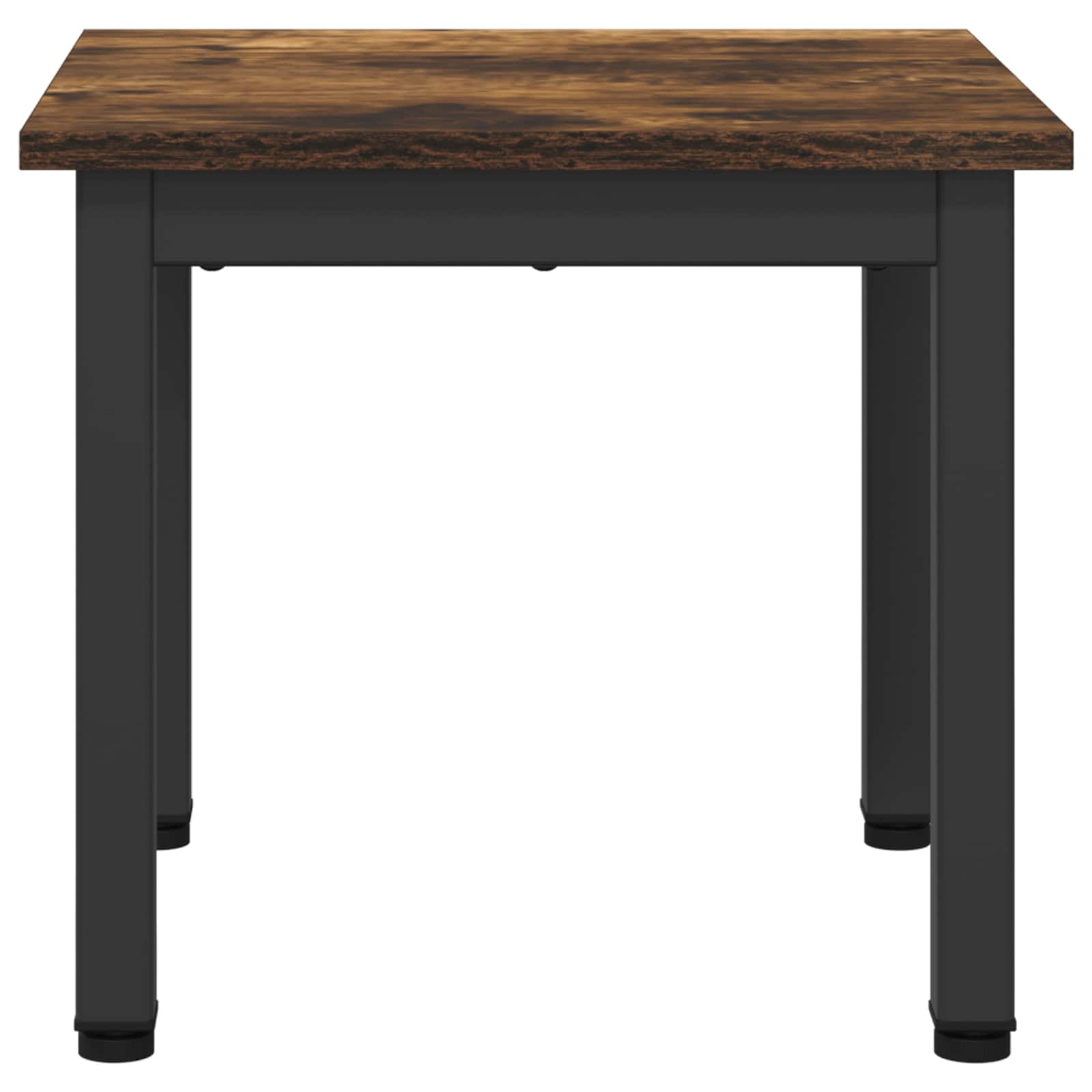 Salontafel Rook Eik 40 x 40 x 36 cm Bewerkt hout