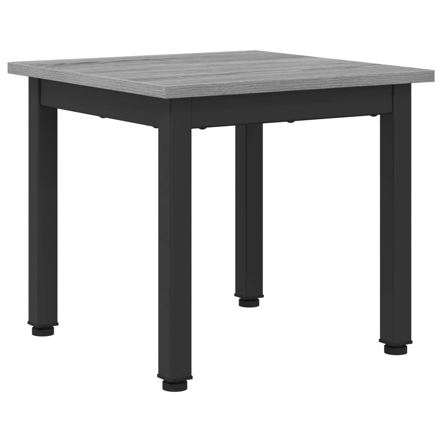 Salontafel Grijs Sonoma 40 x 40 x 36 cm Bewerkt hout