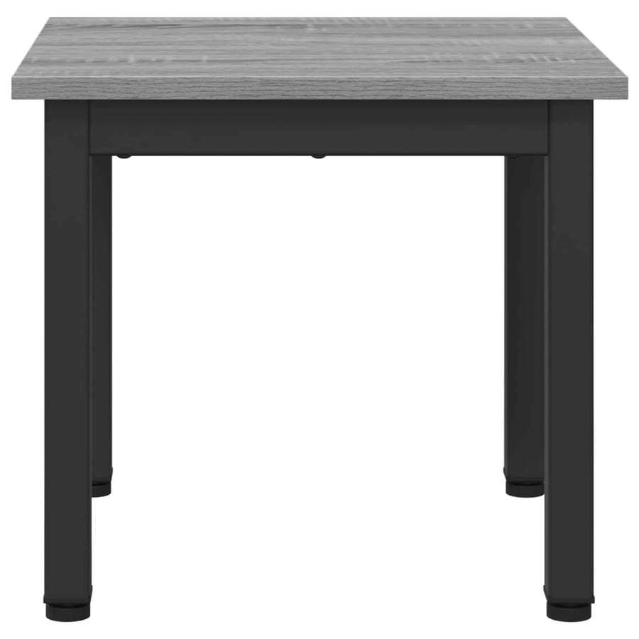 Salontafel Grijs Sonoma 40 x 40 x 36 cm Bewerkt hout