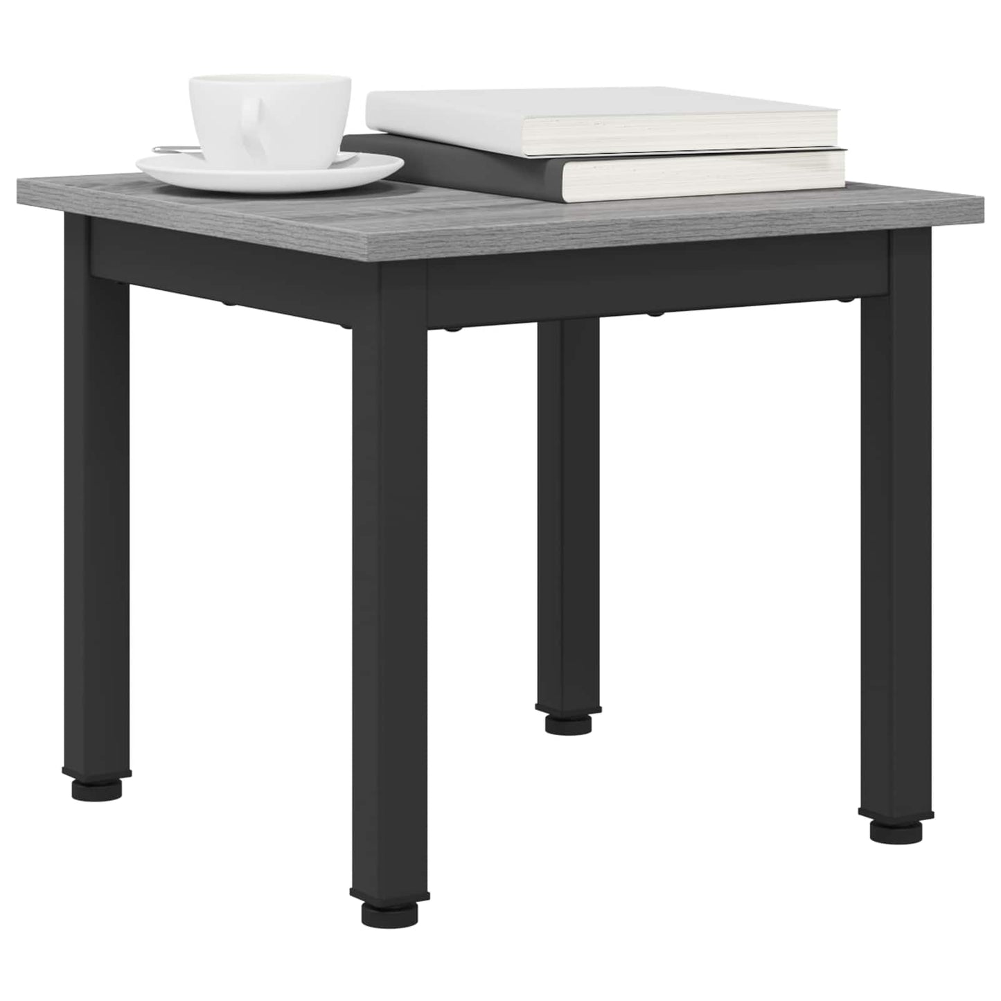 Salontafel Grijs Sonoma 40 x 40 x 36 cm Bewerkt hout