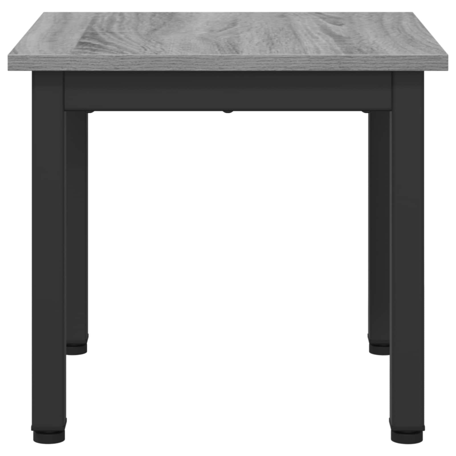 Salontafel Grijs Sonoma 40 x 40 x 36 cm Bewerkt hout