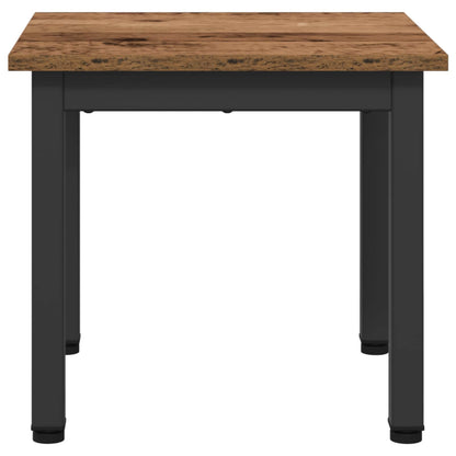 Salontafel Oudhout 40 x 40 x 36 cm Bewerkt hout