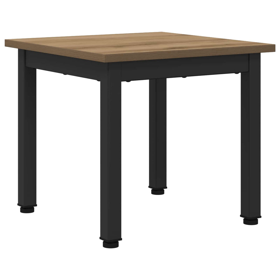 Salontafel Ambachtelijk eiken 40 x 40 x 36 cm Bewerkt hout