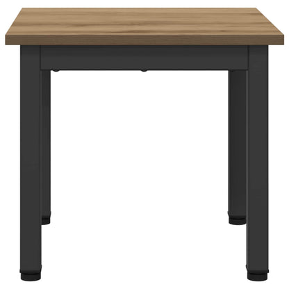Salontafel Ambachtelijk eiken 40 x 40 x 36 cm Bewerkt hout