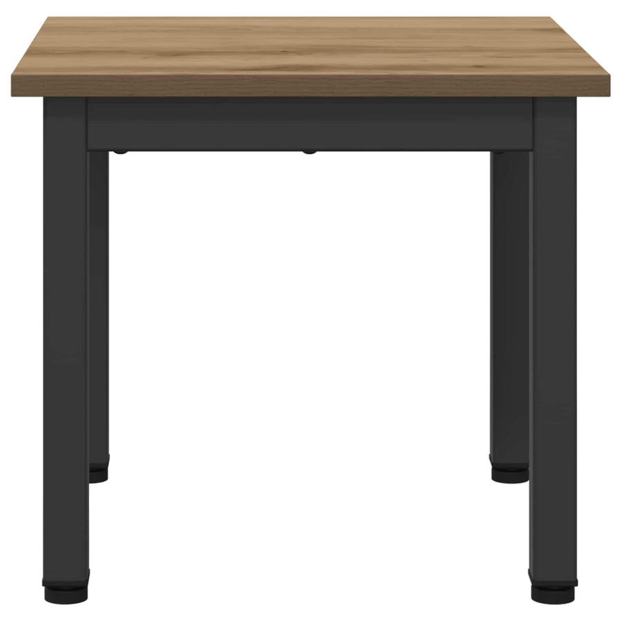 Salontafel Ambachtelijk eiken 40 x 40 x 36 cm Bewerkt hout