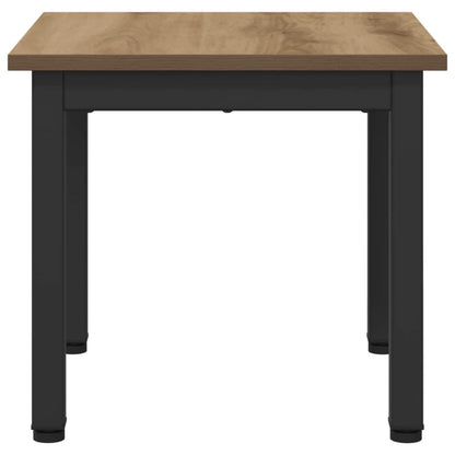 Salontafel Ambachtelijk eiken 40 x 40 x 36 cm Bewerkt hout