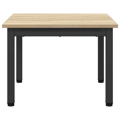 Salontafel Sonoma 50 x 50 x 36 cm Bewerkt hout