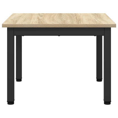 Salontafel Sonoma 50 x 50 x 36 cm Bewerkt hout