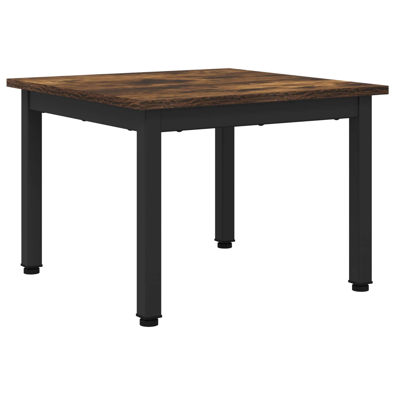 Salontafel Rook Eik 50 x 50 x 36 cm Bewerkt hout