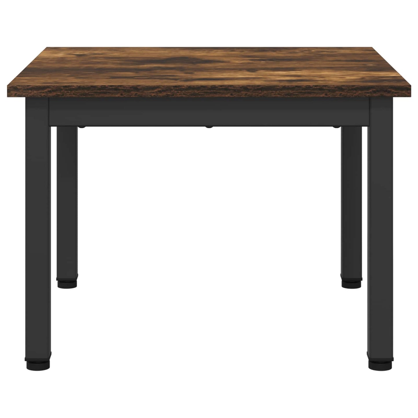 Salontafel Rook Eik 50 x 50 x 36 cm Bewerkt hout