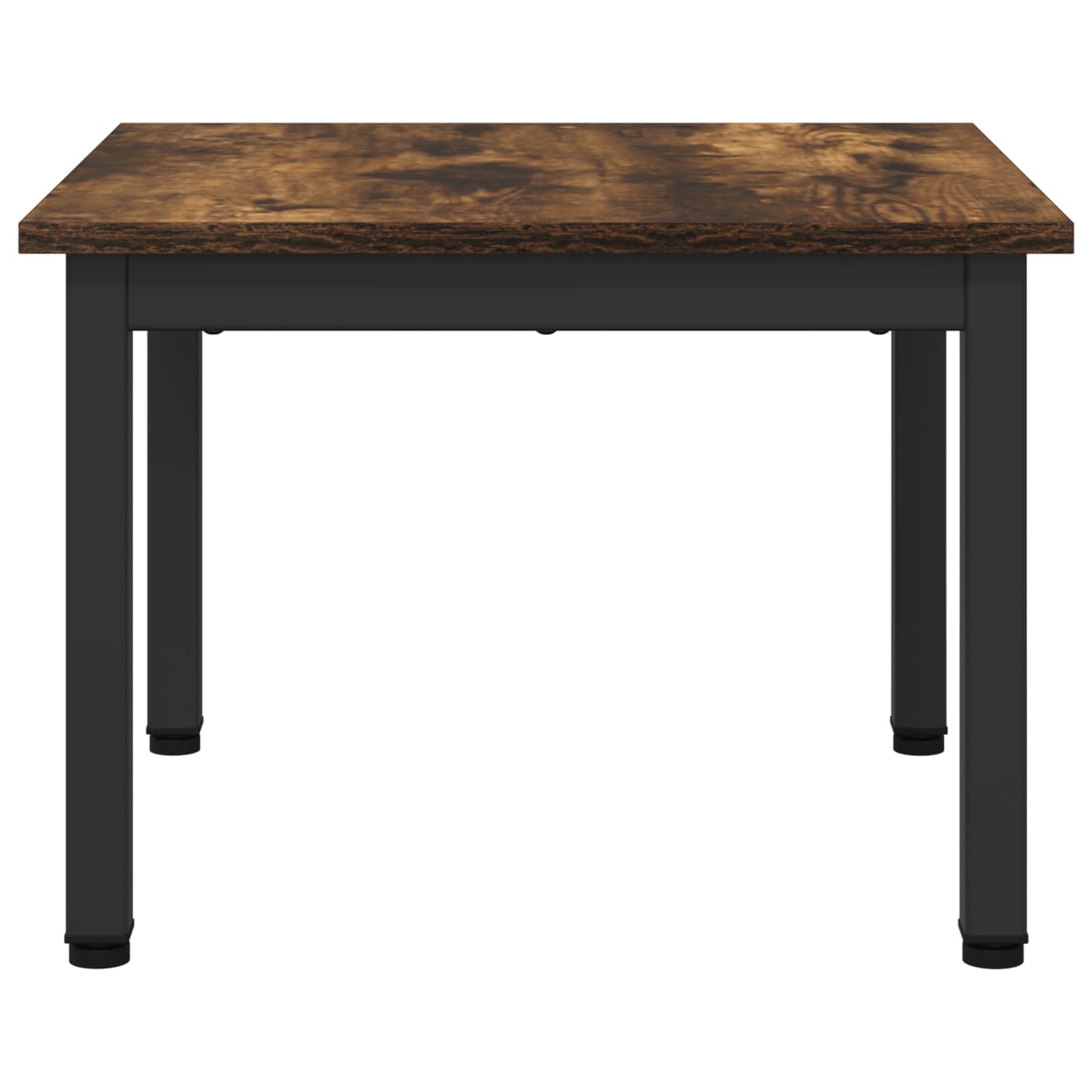 Salontafel Rook Eik 50 x 50 x 36 cm Bewerkt hout
