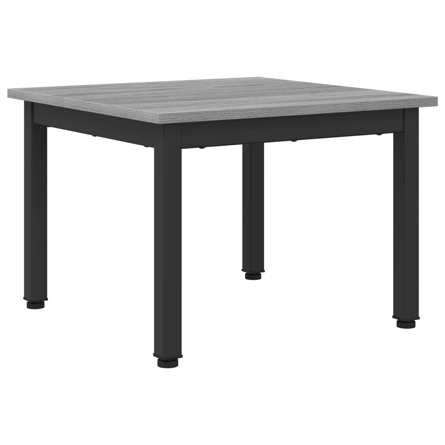 Salontafel Grijs Sonoma 50 x 50 x 36 cm Bewerkt hout