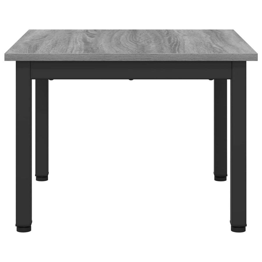 Salontafel Grijs Sonoma 50 x 50 x 36 cm Bewerkt hout