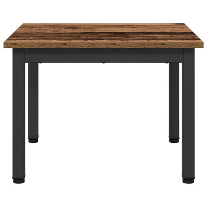 Salontafel Oudhout 50 x 50 x 36 cm Bewerkt hout