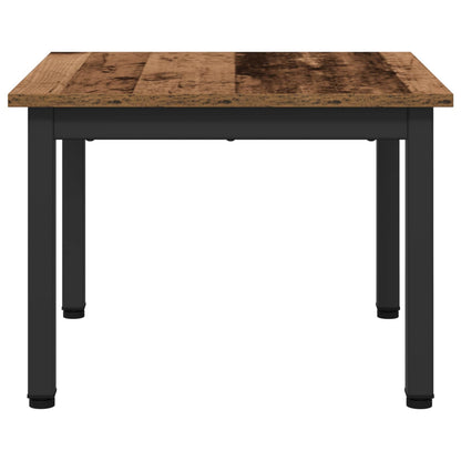 Salontafel Oudhout 50 x 50 x 36 cm Bewerkt hout