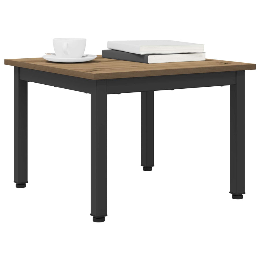 Salontafel Ambachtelijk eiken 50 x 50 x 36 cm Bewerkt hout