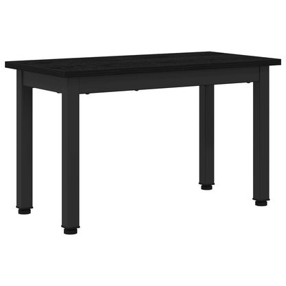 Salontafel Zwart Eiken 60 x 30 x 36 cm Bewerkt hout