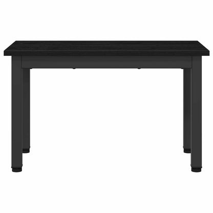 Salontafel Zwart Eiken 60 x 30 x 36 cm Bewerkt hout