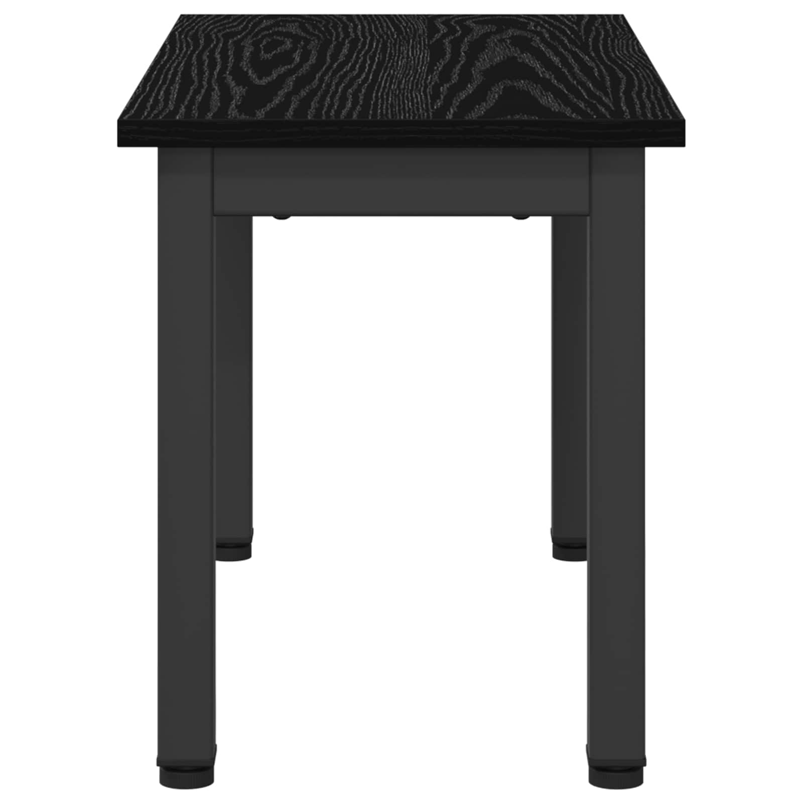 Salontafel Zwart Eiken 60 x 30 x 36 cm Bewerkt hout