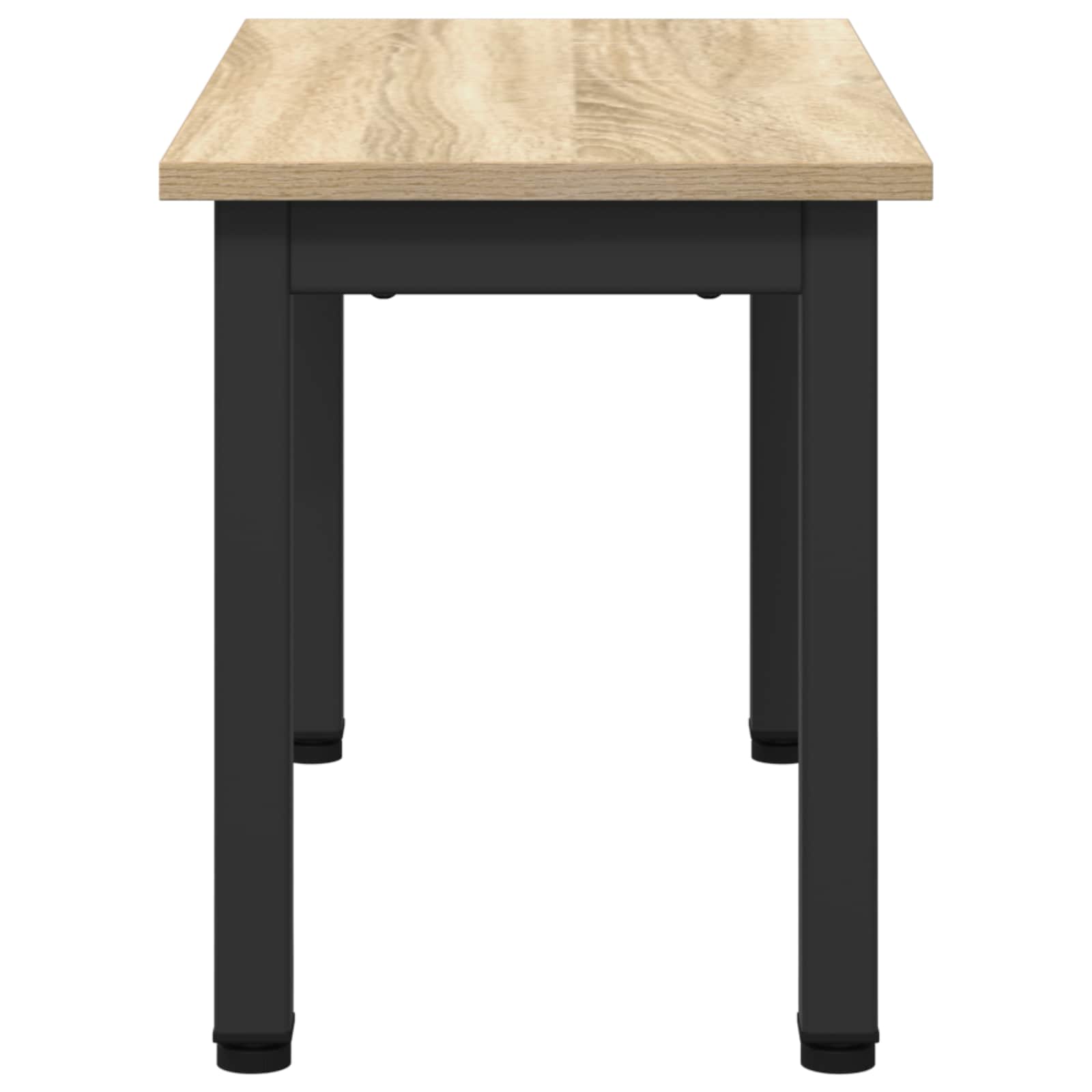 Salontafel Sonoma 60 x 30 x 36 cm Bewerkt hout