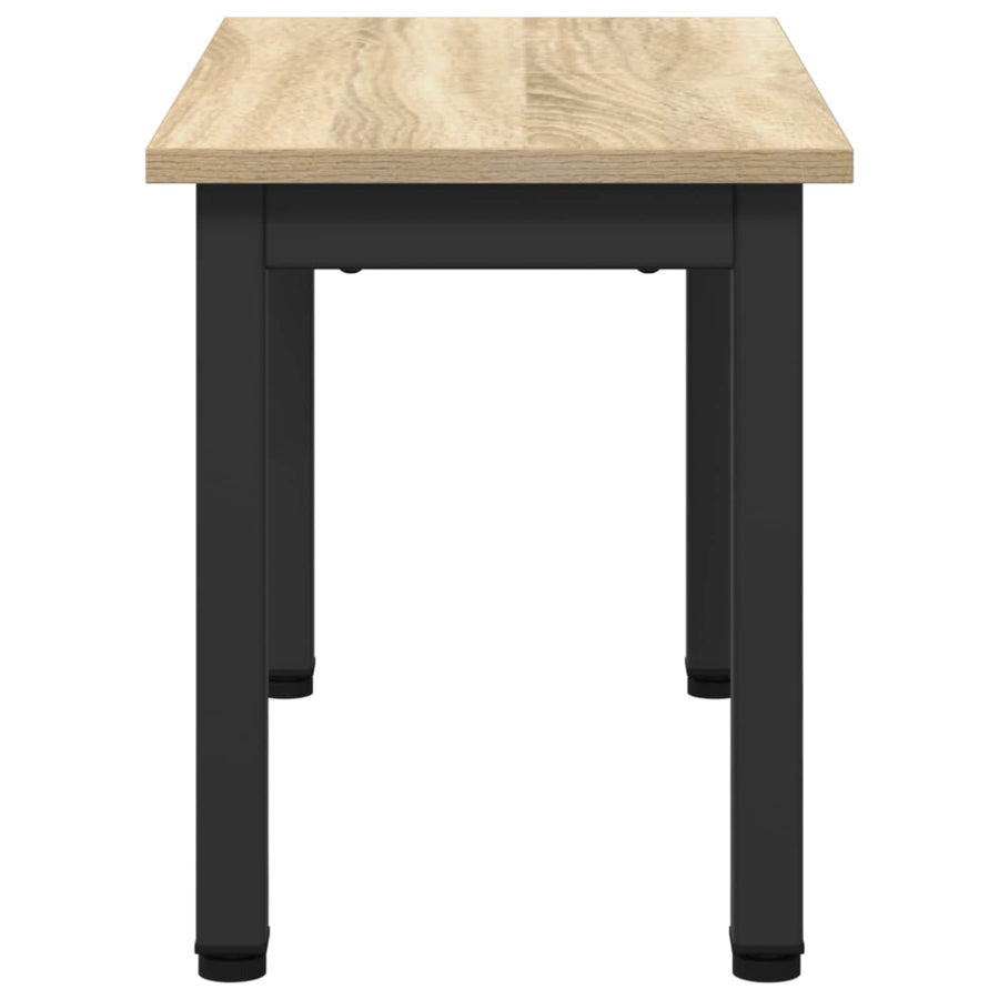 Salontafel Sonoma 60 x 30 x 36 cm Bewerkt hout