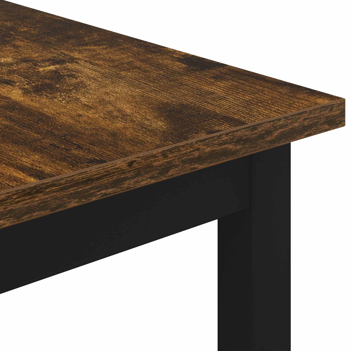 Salontafel Rook Eik 60 x 30 x 36 cm Bewerkt hout