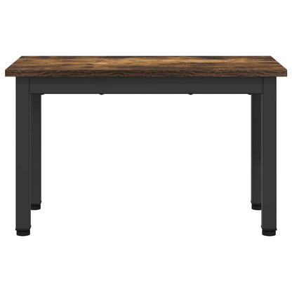 Salontafel Rook Eik 60 x 30 x 36 cm Bewerkt hout